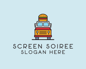 Burger Food Truck logo design