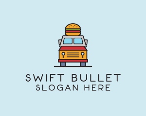 Burger Food Truck logo design