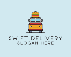 Burger Food Truck logo design