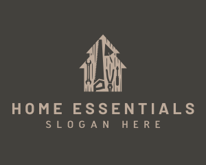 Home Construction Tools logo design