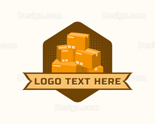 Imported Parcel Box Delivery Logo