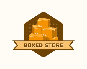 Imported Parcel Box Delivery logo design