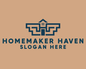 Real Estate House logo design