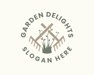 Lawn Care Landscape Gardening  logo design