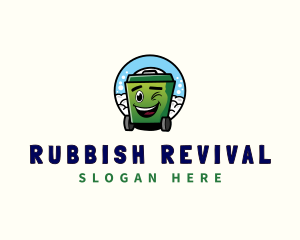 Trash Garbage Bin logo