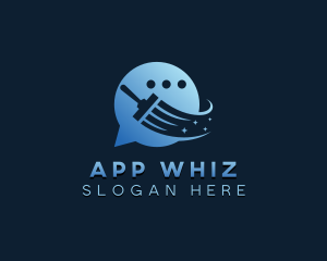 Clean Squeegee App logo design