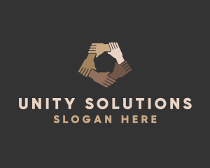 Humanity Hands Diversity logo design