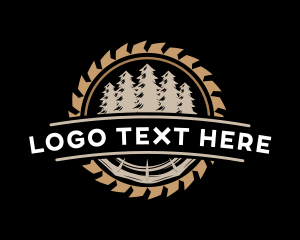 Trunk - Saw Lumber Woodwork logo design