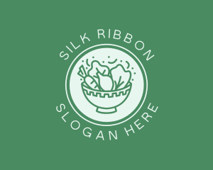 Vegetable Salad Bowl logo design