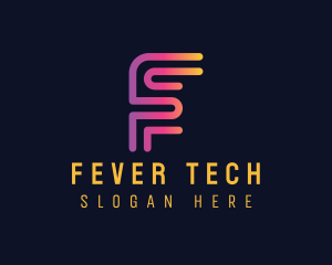 Generic Tech Letter F logo design