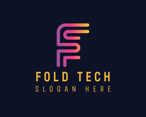 Generic Tech Letter F logo design