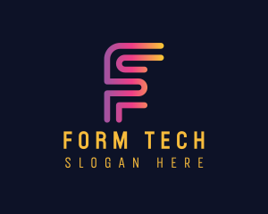 Generic Tech Letter F logo design