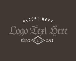 Premium Gothic Business logo