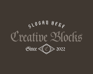 Premium Gothic Business logo design