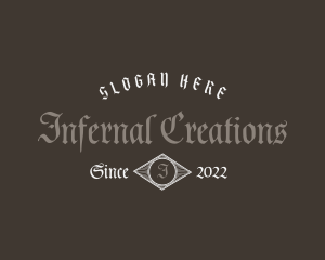 Premium Gothic Business logo design