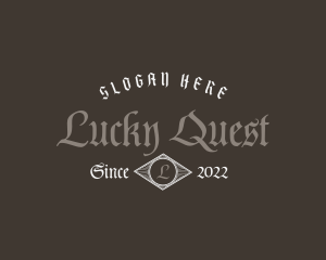 Premium Gothic Business logo design