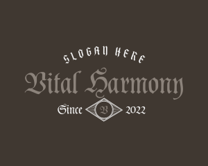 Premium Gothic Business logo design