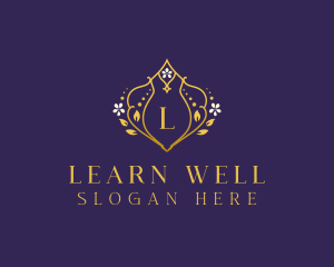 Elegant Floral Wellness logo design