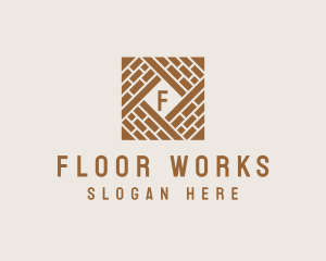 Brick Floor Paving logo design