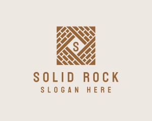 Brick Floor Paving logo design