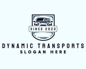 Shield Car Transportation logo design