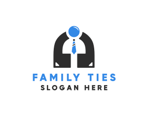 Businessman Necktie Quotation logo design