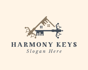 Home Key Realtor logo design