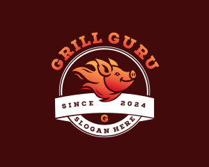 Pork Grilling Smokehouse logo