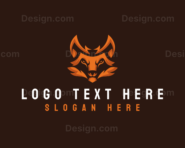 Wild Fox Animal Logo