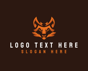 Wild Fox Animal logo