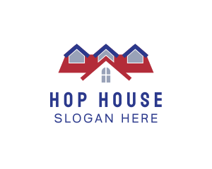 Town House Real Estate logo design