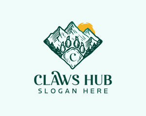 Paw Mountain Claw logo