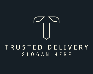 Arrow Courier Delivery logo design