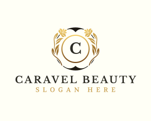 Elegant Floral Cosmetic logo design