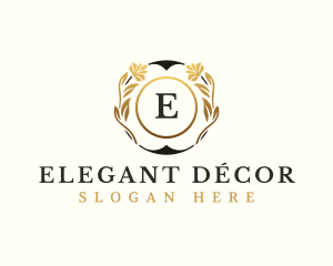 Elegant Floral Cosmetic logo design