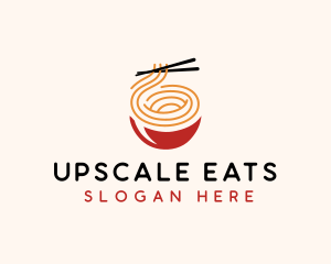 Asian Food Noodles logo design