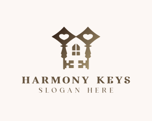 Residential Property Key logo design