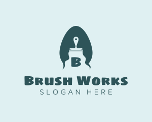 Painting Paint Brush  logo design