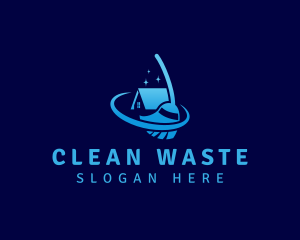 Broom Roof Cleaning logo design