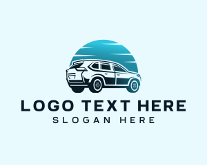 SUV Car Vehicle logo