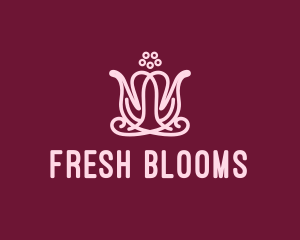 Feminine Flower Boutique logo design