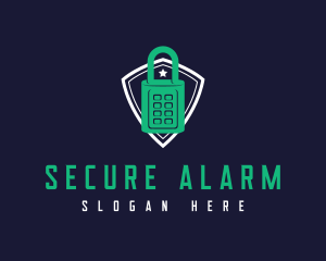 Security Lock Shield logo design