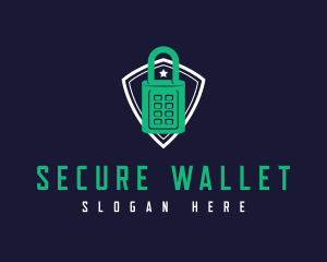 Security Lock Shield logo design