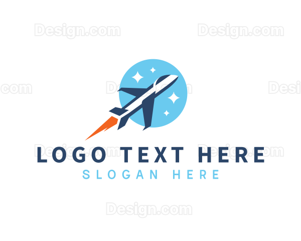 Fast Jet Plane Logo