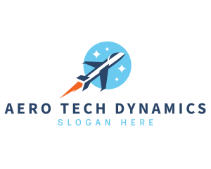 Fast Jet Plane logo design