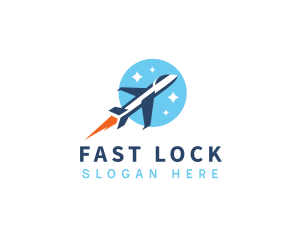 Fast Jet Plane logo design