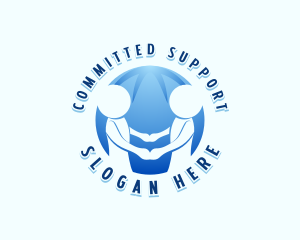 Global Care Support logo design