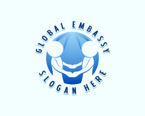 Global Care Support logo design