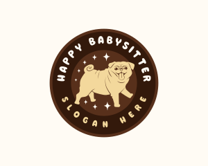 Happy Pet Dog logo design