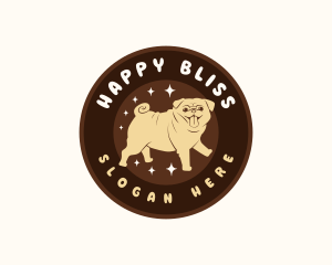 Happy Pet Dog logo design